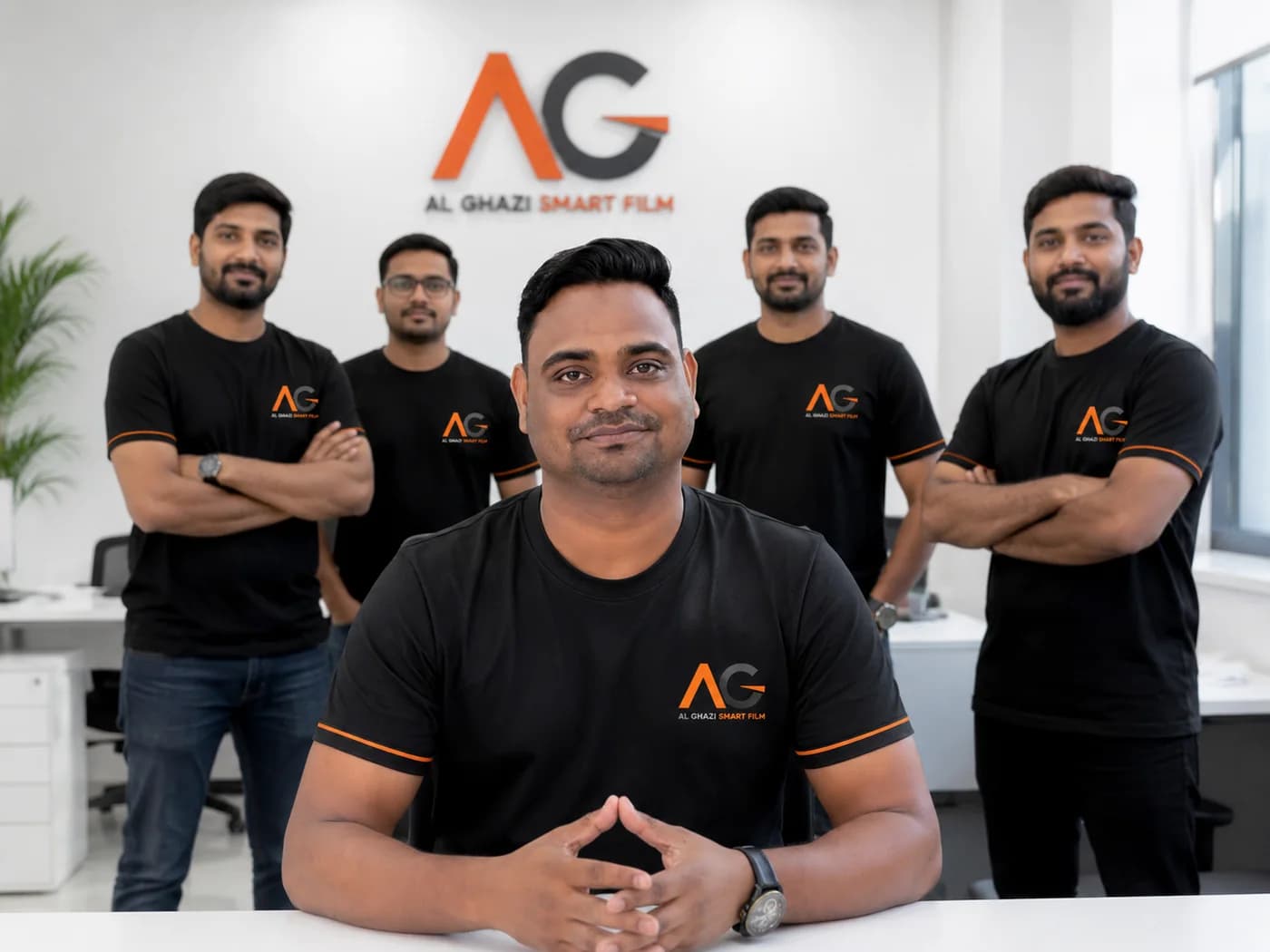 The Al Ghazi Smart Film team at the company office